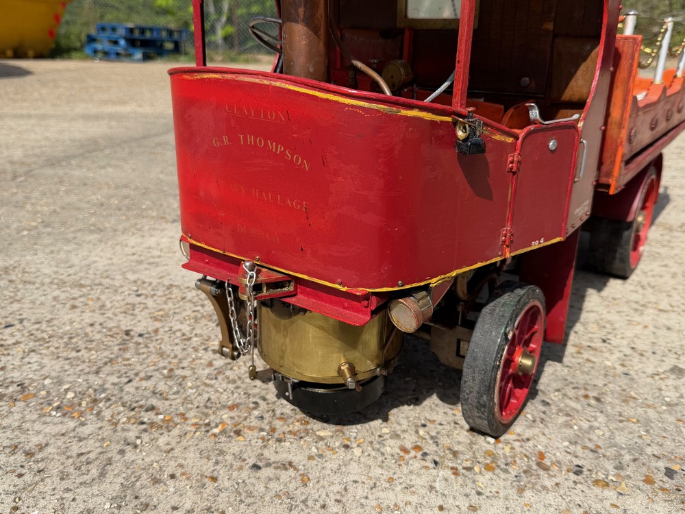 2 Inch Red Clayton Lorry